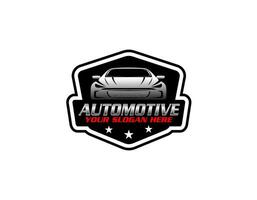 auto silhouette concetto logo design vettore