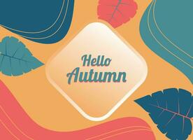 autunno sfondo con sorprendente modello e colori, vettore design per saluto carta modello, volantino, striscione, sociale media.