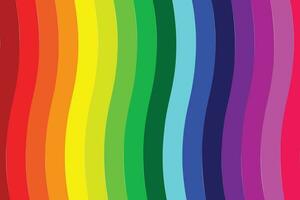 vettore illustrazione con il colori di il arcobaleno