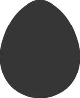 uovo forma modello mano disegno Pasqua forma, uccello uovo rettili vettore