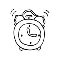 vettore scarabocchio orologio, orologio icona. attività commerciale cartello. vettore eps.10