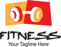 logo fitness Palestra vettore