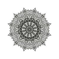 decorativo mandala e modello per mehndi, nozze, tatuaggio, Islam, indiano, Arabo. schema mandala colorazione libro pagina. vettore