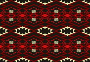 etnico astratto ikat. senza soluzione di continuità modello nel tribale, popolare ricamo. azteco geometrico arte ornamento print.design per tappeto, sfondo, vestiario, avvolgere, tessuto, coperchio, stile.tessile maxican, indain vettore