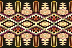 astratto etnico azteco geometrico modello design per background.american, messicano, indiano, bohémien style.vettore,illustrazione,tessuto,abbigliamento,tappeto,tessile,confezione,batik,ricamo,maglieria,ikat vettore