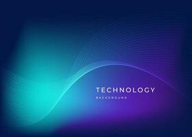 vettore moderno trasparente linea tecnologia blu viola pendenza astratto sfondo tecnologia sfocato sfondo