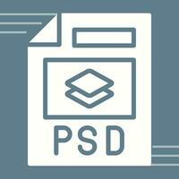 PSD file vettore icona