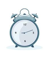 cerchio orologio icona. blu allarme orologio. orologio icona minimo design concetto di addormentato Timer. 3d vettore illustrazione