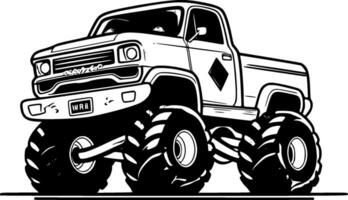 mostro camion - alto qualità vettore logo - vettore illustrazione ideale per maglietta grafico