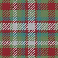 tartan plaid senza soluzione di continuità modello nel rosso, verde e blu, per tessuto, tessile vettore