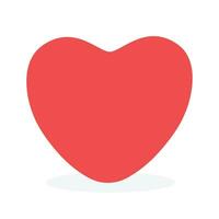 vettore rosso cuore vario forma francobollo silhouette piatto