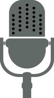 microfono Vintage ▾ Podcast icona illustrazione vettore