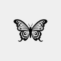 vettore del modello di progettazione del logo della farfalla