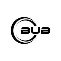 bub logo disegno, ispirazione per un' unico identità. moderno eleganza e creativo design. filigrana il tuo successo con il Impressionante Questo logo. vettore