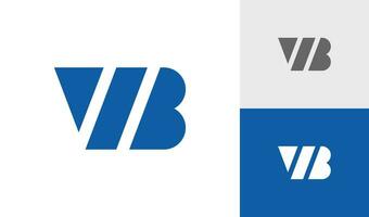 lettera vb iniziale monogramma logo design vettore