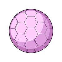 simbolo calcio palla cartone animato vettore illustrazione