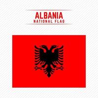 bandiera nazionale dell'albania vettore