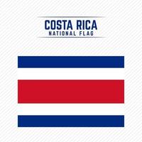 bandiera nazionale del costa rica vettore