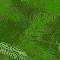 beautifil palma foglia silhouette seamless pattern sfondo illustrazione vettoriale