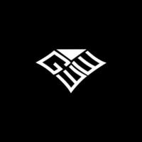 gww lettera logo vettore disegno, gww semplice e moderno logo. gww lussuoso alfabeto design