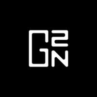 gzn lettera logo vettore disegno, gzn semplice e moderno logo. gzn lussuoso alfabeto design