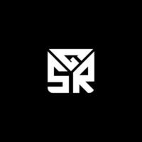 gsr lettera logo vettore disegno, gsr semplice e moderno logo. gsr lussuoso alfabeto design