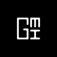 gmi lettera logo vettore disegno, gmi semplice e moderno logo. gmi lussuoso alfabeto design