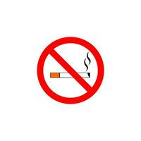 no fumo avvertimento icona illustrazione vettore