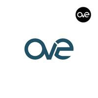 lettera ov2 monogramma logo design vettore