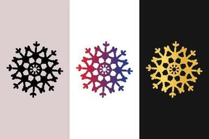 mandala decorativo e ornamentale nero in bianco e dorato collezione di design colorato astratto vettore