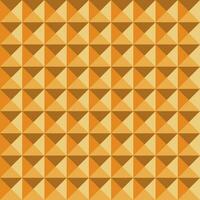 senza soluzione di continuità giallo triangolo geometrico modello sfondo. vettore