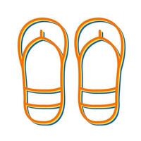 Flip flop vettore icona