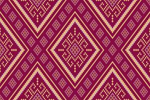 attraversare punto colorato geometrico tradizionale etnico modello ikat senza soluzione di continuità modello astratto design per tessuto Stampa stoffa vestito tappeto le tende e sarong azteco africano indiano indonesiano vettore