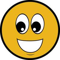 sorridente emoji vettore