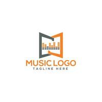 musica vettore logo grafico moderno astratto