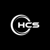 hcs lettera logo disegno, ispirazione per un' unico identità. moderno eleganza e creativo design. filigrana il tuo successo con il Impressionante Questo logo. vettore