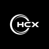 hcx lettera logo disegno, ispirazione per un' unico identità. moderno eleganza e creativo design. filigrana il tuo successo con il Impressionante Questo logo. vettore