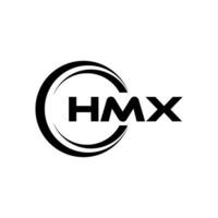 hmx logo disegno, ispirazione per un' unico identità. moderno eleganza e creativo design. filigrana il tuo successo con il Impressionante Questo logo. vettore