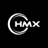hmx logo disegno, ispirazione per un' unico identità. moderno eleganza e creativo design. filigrana il tuo successo con il Impressionante Questo logo. vettore