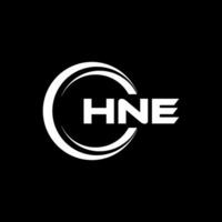 hne logo disegno, ispirazione per un' unico identità. moderno eleganza e creativo design. filigrana il tuo successo con il Impressionante Questo logo. vettore