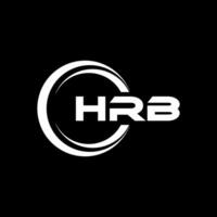 hrb lettera logo disegno, ispirazione per un' unico identità. moderno eleganza e creativo design. filigrana il tuo successo con il Impressionante Questo logo. vettore