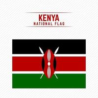 bandiera nazionale del kenya vettore