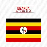 bandiera nazionale dell'uganda vettore