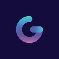 lettera g logo design. creativo iniziale lettera g logo. lettera g simbolo, lettera g attività commerciale vettore