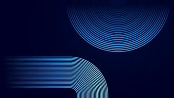 futuristico blu astratto sfondo con strisce, Linee e onde. vettore illustrazione