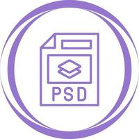 PSD file vettore icona