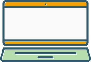 icona di vettore del computer portatile