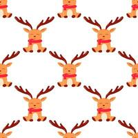 cervo Natale personaggio Magia animale modello testo vettore
