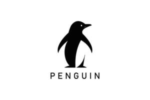 pinguino logo design. pinguino vettore illustrazione.