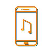 musica App vettore icona